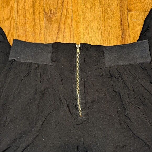 Material Girl Size XL Black High Waist Harem Loose Pants Joggers - Picture 3 of 7